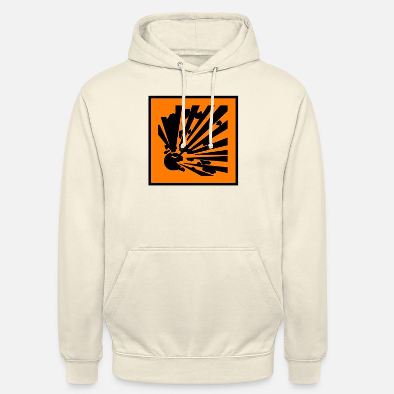 explosions gefahr - Unisex Hoodie - Vanille-Milchshake