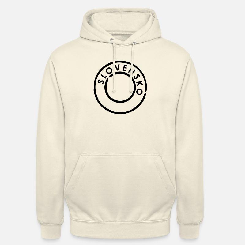Slovenia - Sweat-shirt à capuche unisexe - vanille
