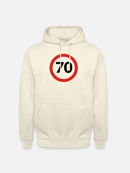 70th Birthday - Unisex Hoodie - vanilla