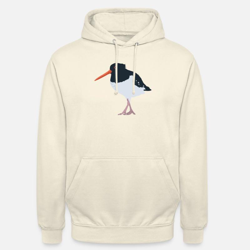Austernfischer illustriert - Unisex Hoodie - Vanille-Milchshake