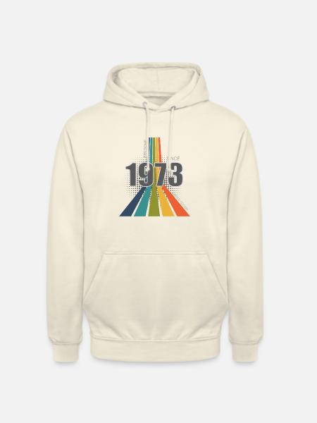 Limited Edition Awesome Since 1973 - Unisex Hoodie - vanilla
