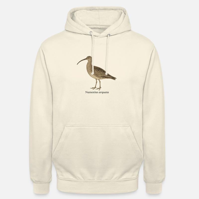 Brachvogel - Numenius arquata - Unisex Hoodie - Vanille-Milchshake