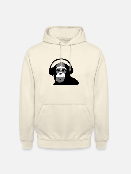 affe smile - Unisex Hoodie - Vanille-Milchshake