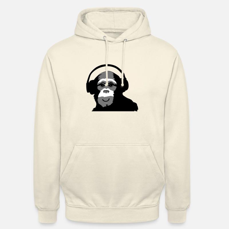 sourire de singe - Sweat-shirt à capuche unisexe - vanille