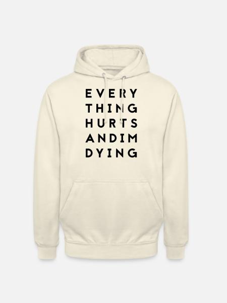 everythinghurts - Unisex Hoodie - Vanille-Milchshake