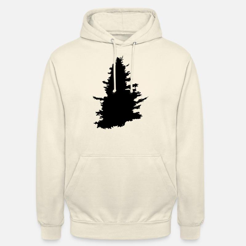 Baum, Nadelbaum, Wald - Unisex Hoodie - Vanille-Milchshake