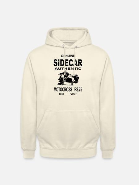 Sidecar Moto Cross - Unisex Hoodie - Vanille-Milchshake