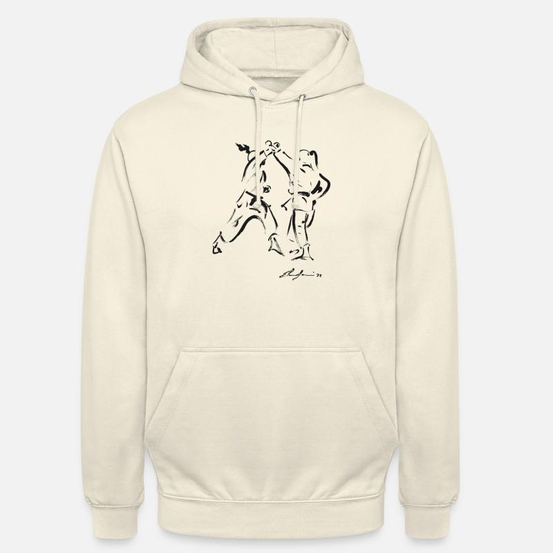 karate - Felpa con cappuccio unisex - milkshake