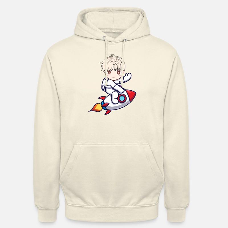 anime rocket designe - Unisex Hoodie - Vanille-Milchshake