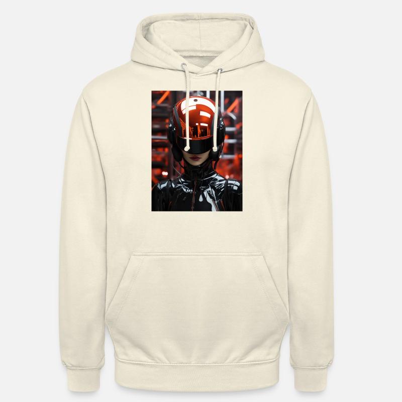 Robot d’impression 4 - Sweat-shirt à capuche unisexe - vanille