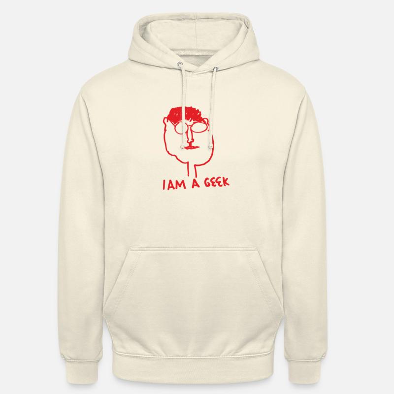 Je suis un nerd - Sweat-shirt à capuche unisexe - vanille