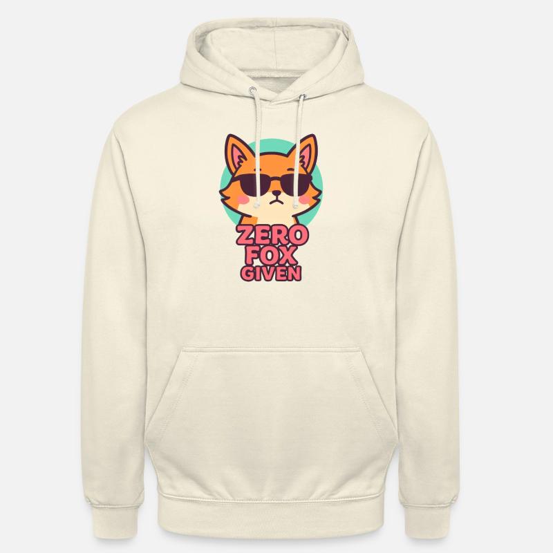 Zero Fox bekommt Cool Fox - Unisex Hoodie - Vanille-Milchshake