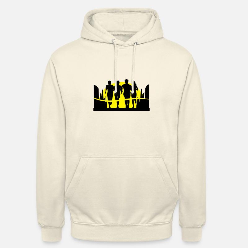 Runner, en cours d'exécution - Sweat-shirt à capuche unisexe - vanille