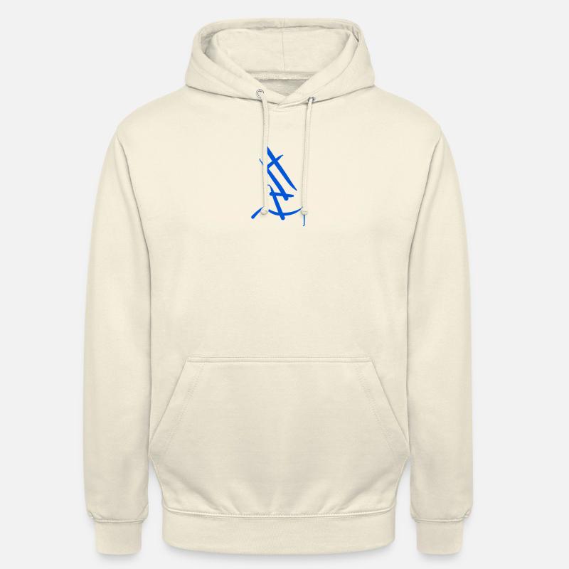 Buchstabe E in Blitzform - Unisex Hoodie - Vanille-Milchshake