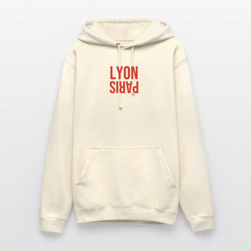 Lyon oder Paris? Unisex Hoodie