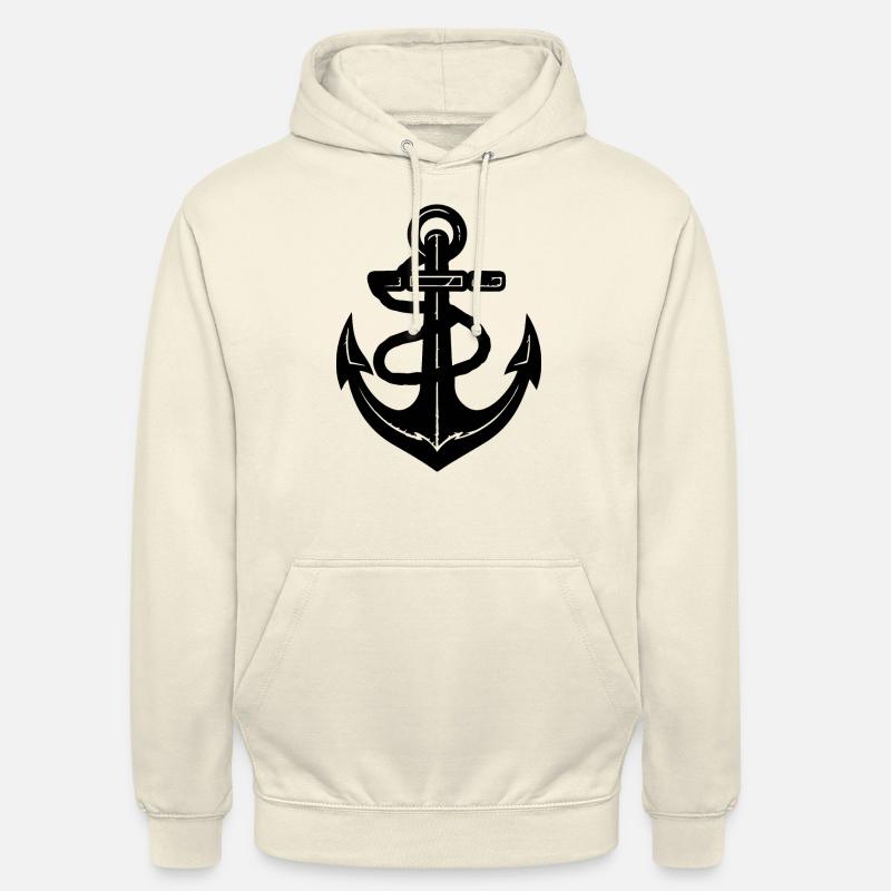 Anker Boot Schiff Nautik - Unisex Hoodie - Vanille-Milchshake