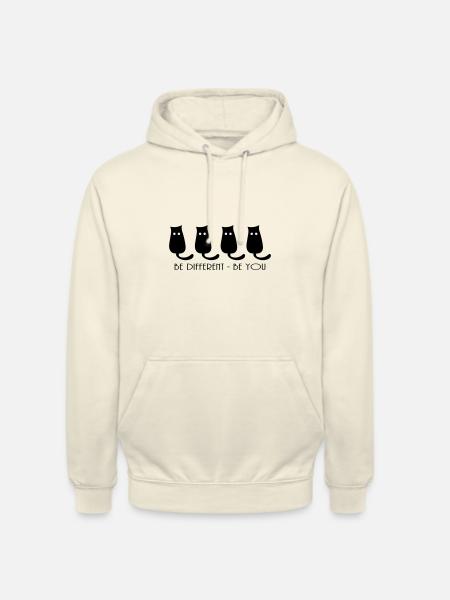 BE DIFFERENT - BE YOU - Unisex Hoodie - vanilla