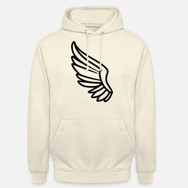 Ailes d'ange - Sweat-shirt à capuche unisexe - vanille