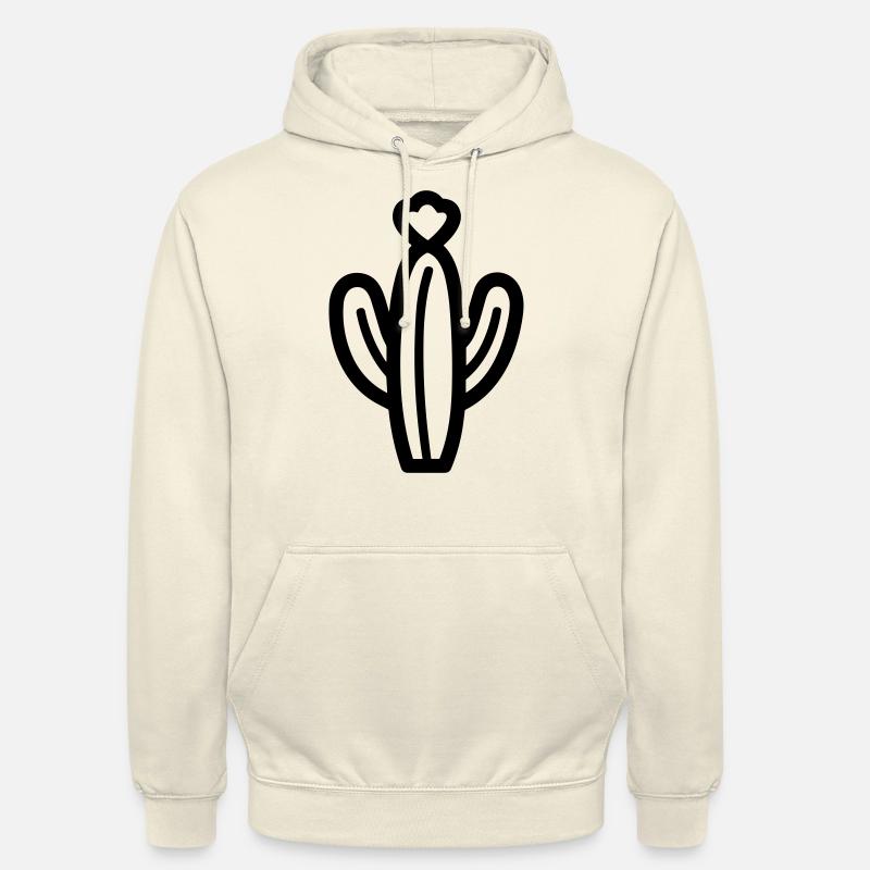 Cactus - Sweat-shirt à capuche unisexe - vanille