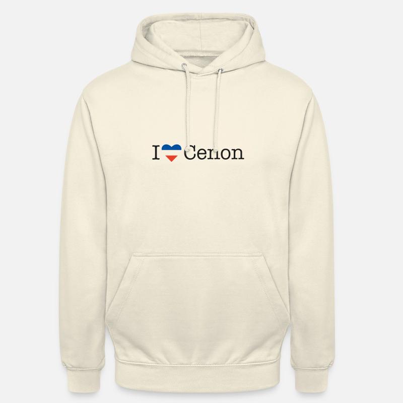 J’adore Cenon - Sweat-shirt à capuche unisexe - vanille