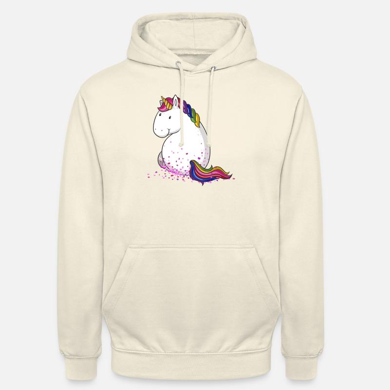 Konfetti Einhorn Comic - Unisex Hoodie - Vanille-Milchshake