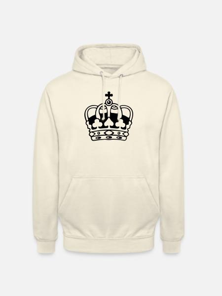 Krone / Crown - Unisex Hoodie - Vanille-Milchshake