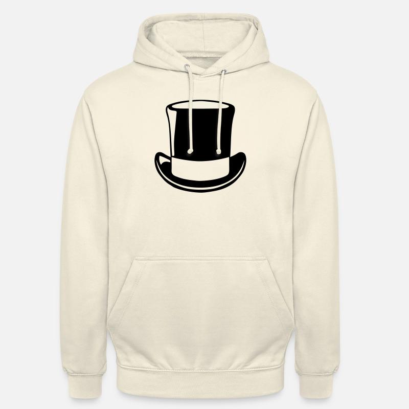 grand chapeau melon 1612 - Sweat-shirt à capuche unisexe - vanille