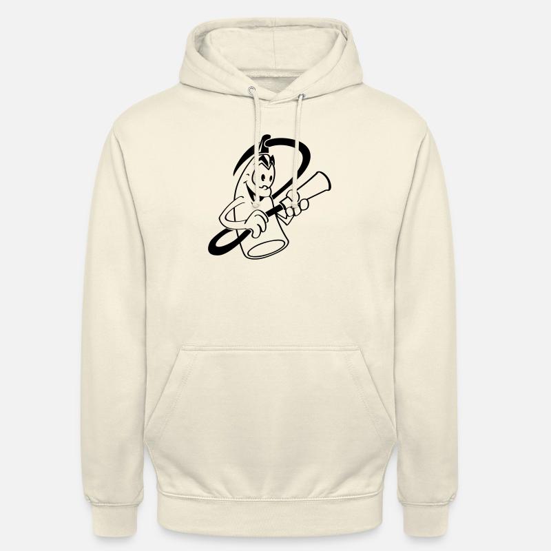extinctoon - Sweat-shirt à capuche unisexe - vanille