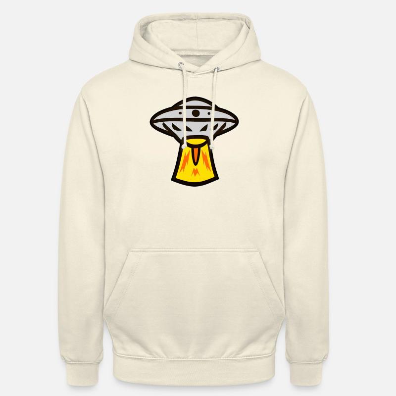 UFO Alien Raumschiff - Unisex Hoodie - Vanille-Milchshake