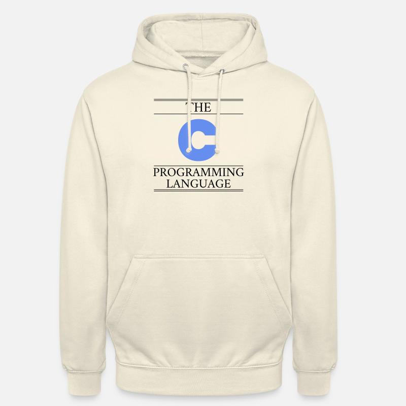 Le langage de programmation C - Sweat-shirt à capuche unisexe - vanille