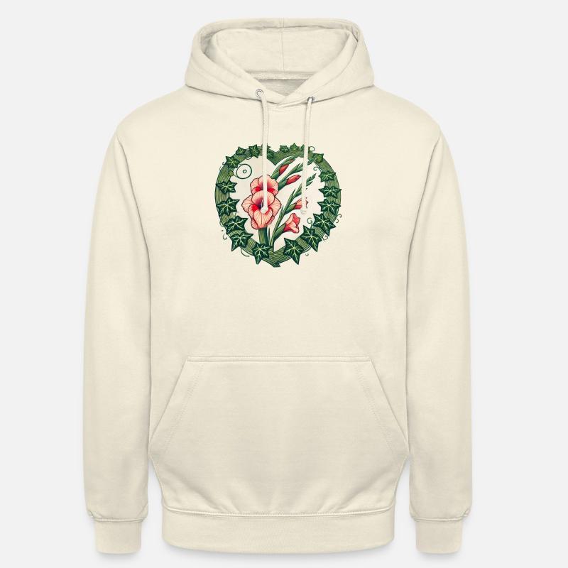 Gladiole - Unisex Hoodie - Vanille-Milchshake