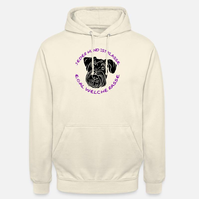 « Chaque chien est génial... » - Sweat-shirt à capuche unisexe - vanille