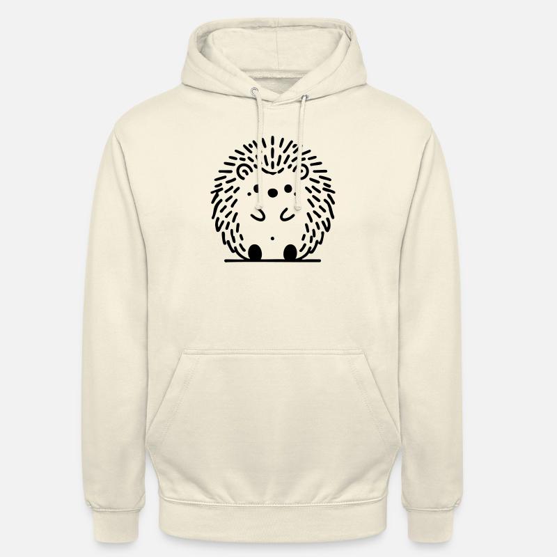 hérisson hérisson hérisson automne - Sweat-shirt à capuche unisexe - vanille