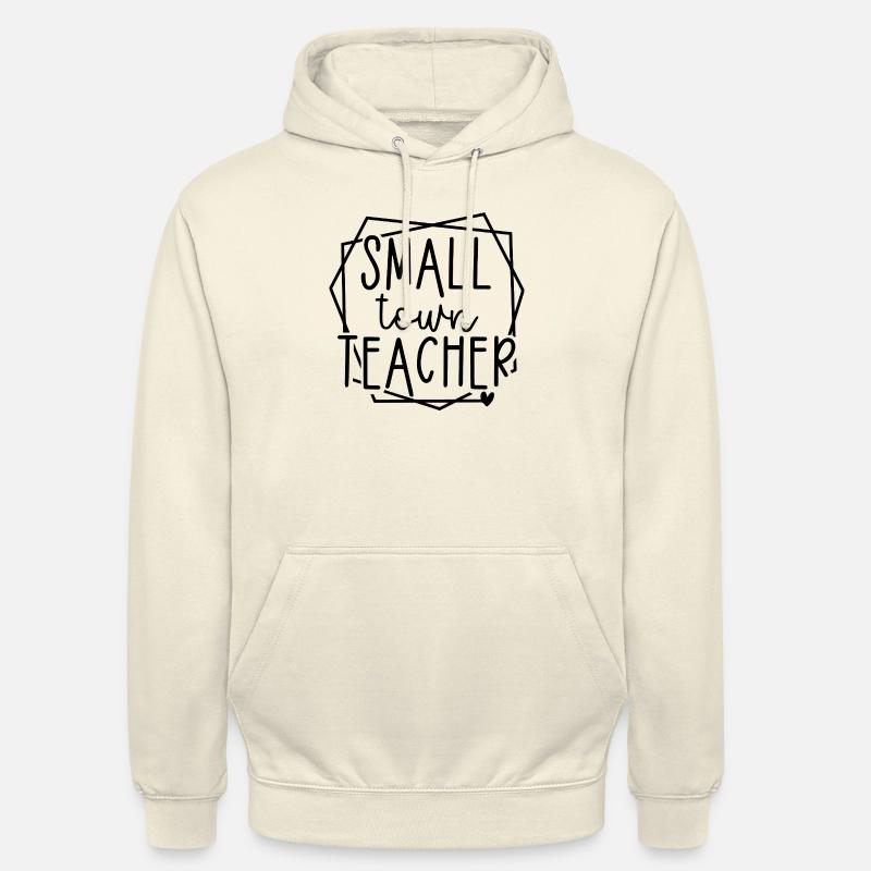 Kleinstadtlehrer Herzgrafik für Pädagogen - Unisex Hoodie - Vanille-Milchshake