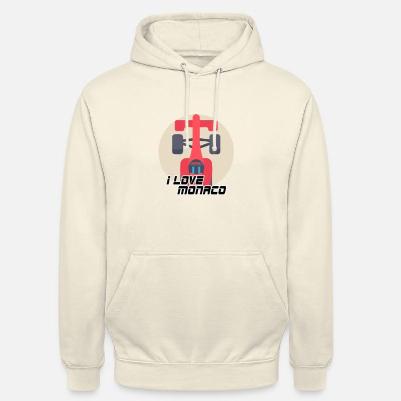 Monaco - Sweat-shirt à capuche unisexe - vanille