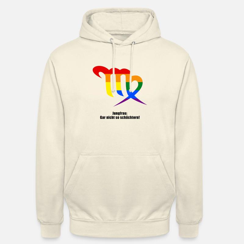 Sternzeichen Jungfrau Pride Design - Unisex Hoodie - Vanille-Milchshake