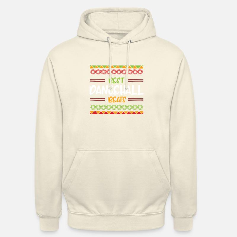 Meilleurs beats dancehall - Sweat-shirt à capuche unisexe - vanille