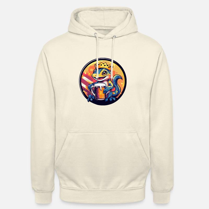 Echse Bier Comic - Unisex Hoodie - Vanille-Milchshake