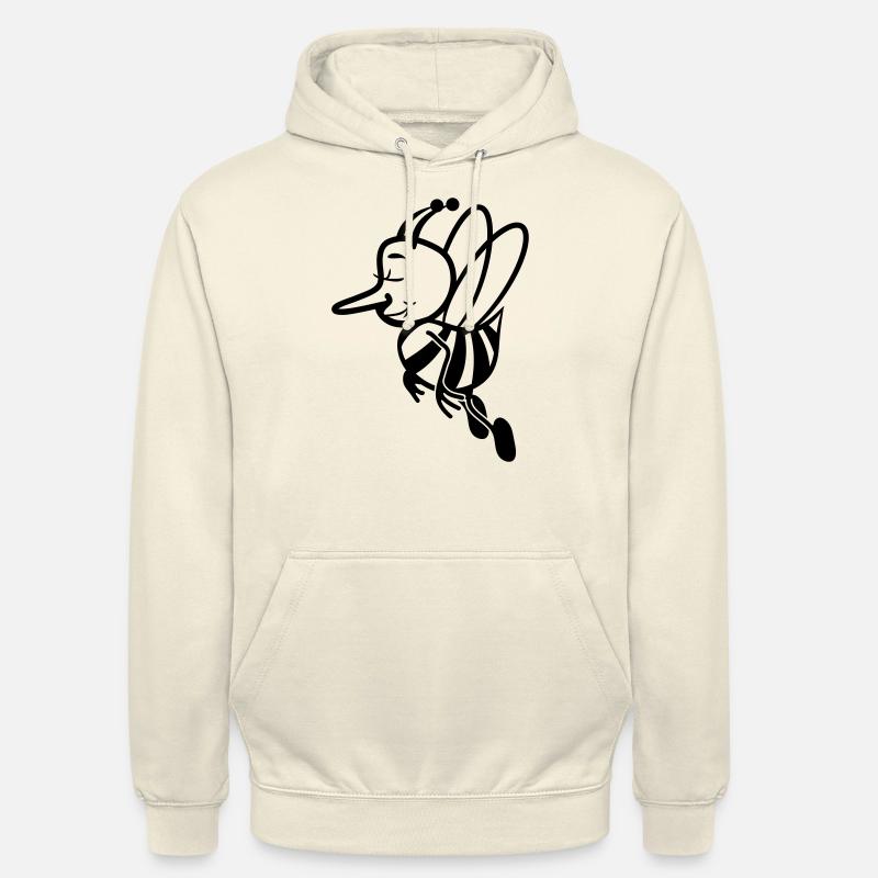 Bee mouche douce - Sweat-shirt à capuche unisexe - vanille