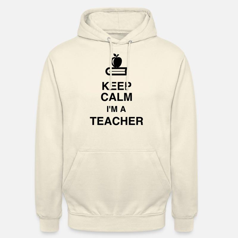 Ecole / Prof / Instit / Professeur / Maîtresse - Sweat-shirt à capuche unisexe - vanille