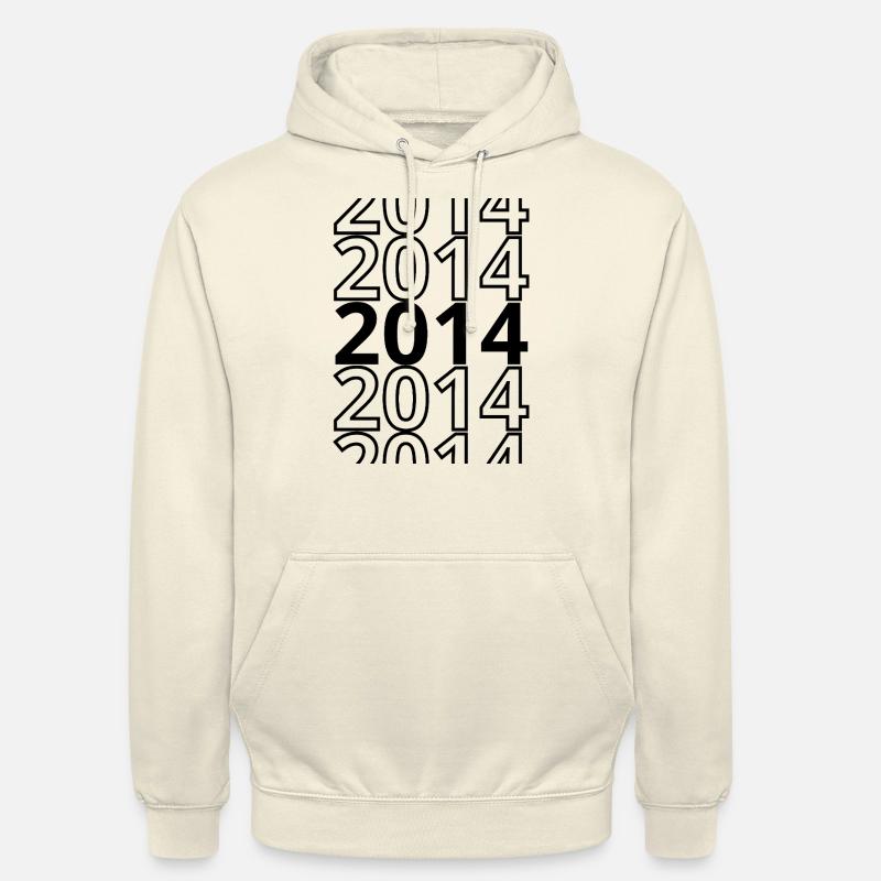 2014 2014 2014 - Unisex Hoodie - vanilla