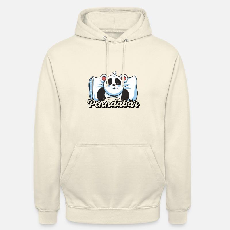 Panda Schlaf Bär Geschenk - Unisex Hoodie - Vanille-Milchshake
