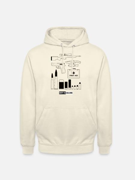Duty is Calling - Unisex Hoodie - Vanille-Milchshake