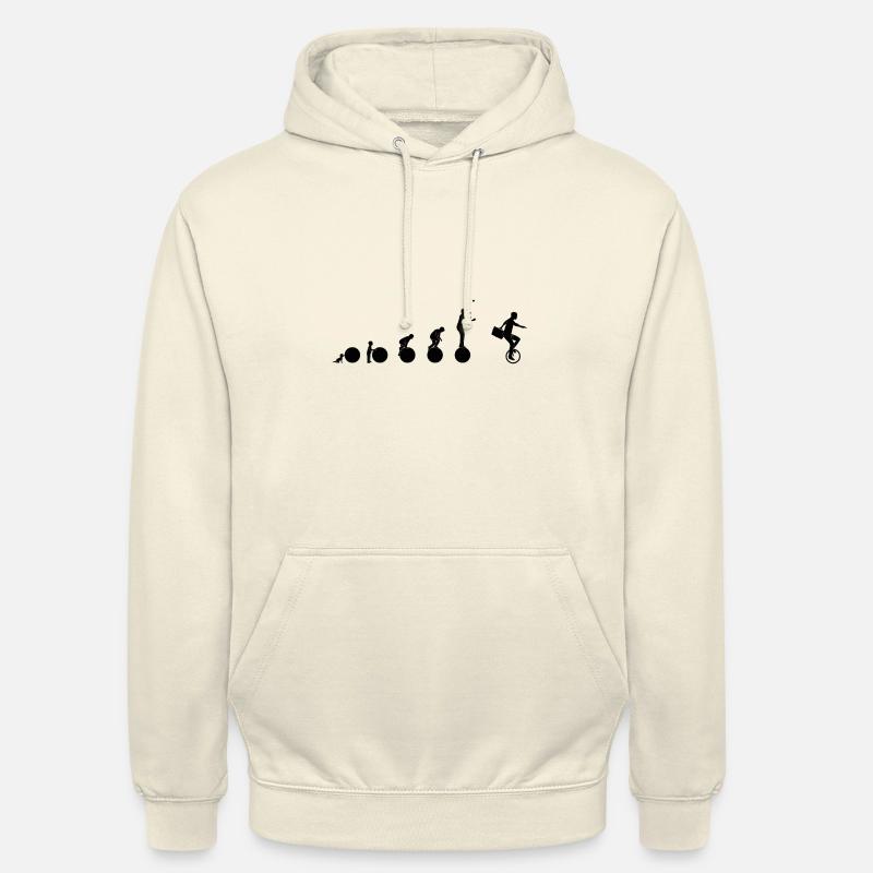Cirque évolution Homme - Sweat-shirt à capuche unisexe - vanille