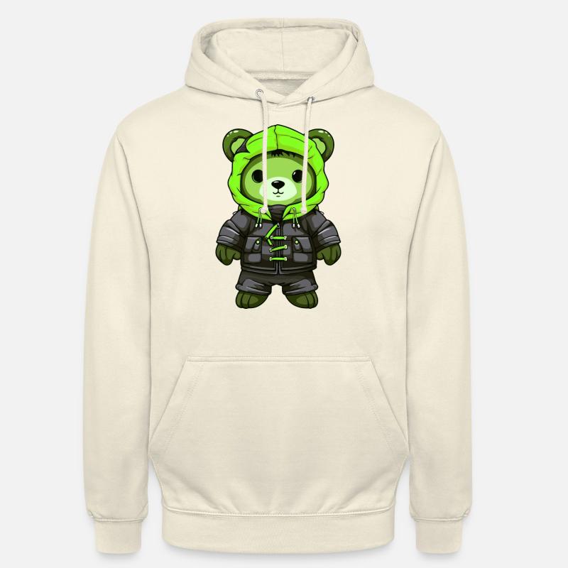 Bär Winter Comic - Unisex Hoodie - Vanille-Milchshake