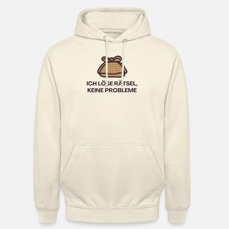 I solve puzzles, no problems - Unisex Hoodie - vanilla