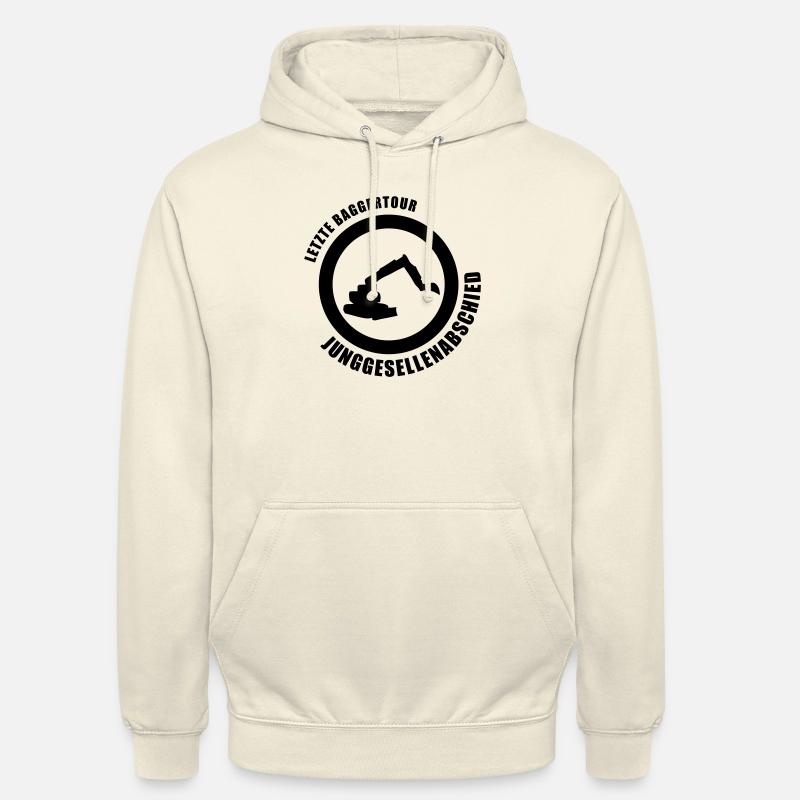 baggertour junggesellenabschied - Unisex Hoodie - vanilla