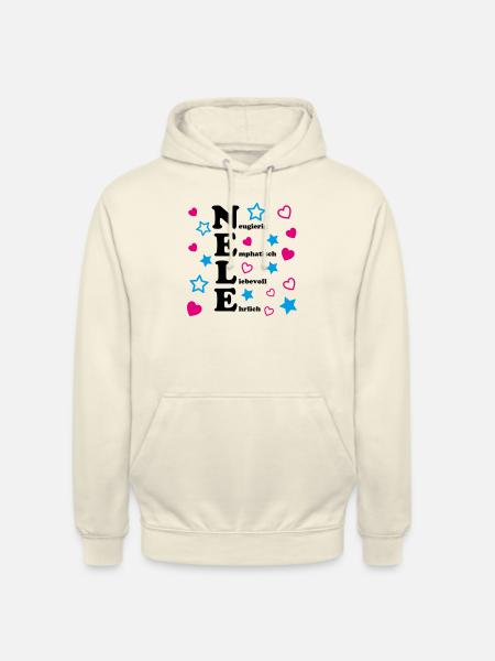 Nele - Unisex Hoodie - Vanille-Milchshake