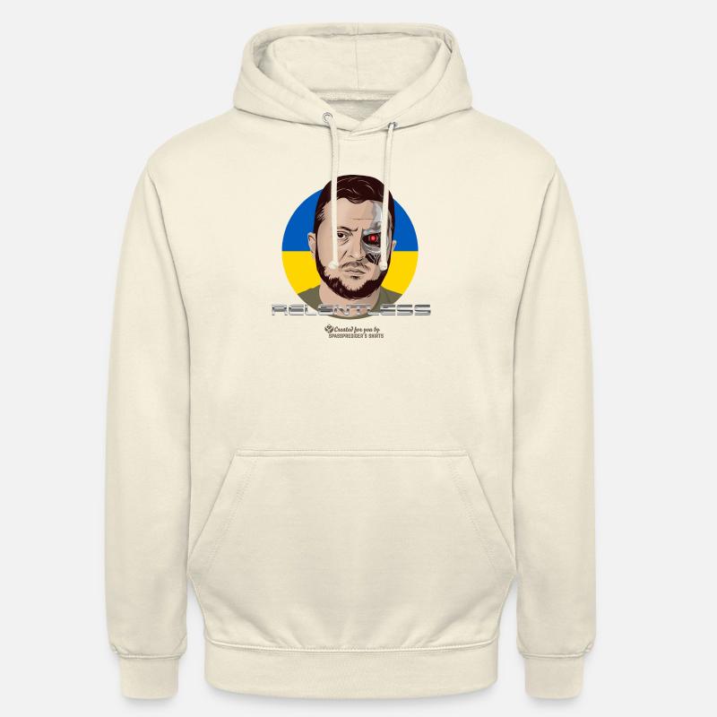 Zelensky Implacable - Sweat-shirt à capuche unisexe - vanille