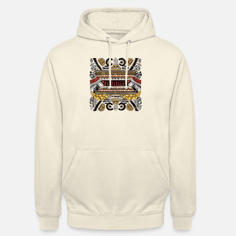 Folklore africain - Sweat-shirt à capuche unisexe - vanille